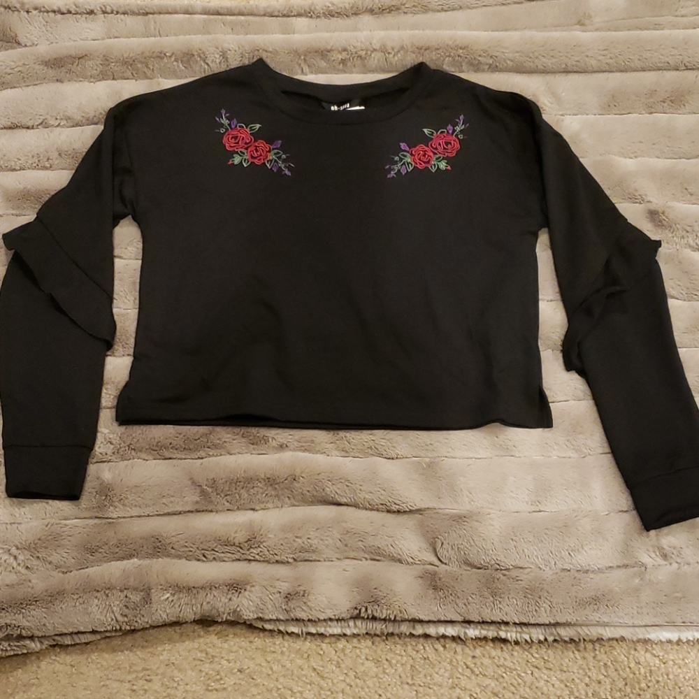 NWT Crop Lightweight Sweatshirt for Girls